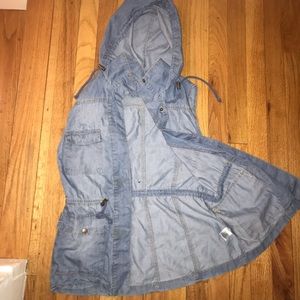 loose fitting Jean Jacket cardigan!